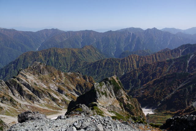 秋の北アルプス