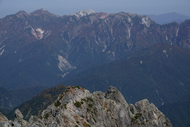 白馬岳を望む