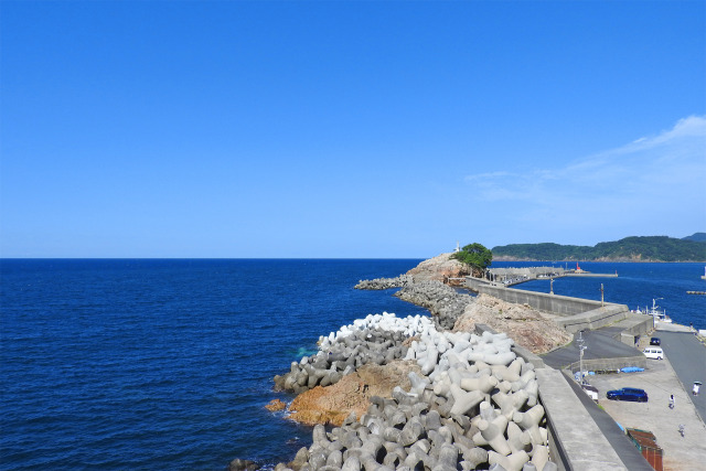 山陰海岸 夏 田後漁港 3