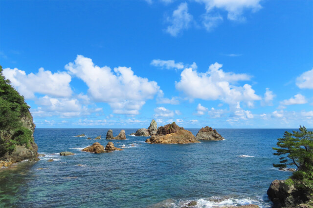 山陰海岸 夏 穴見海岸 3