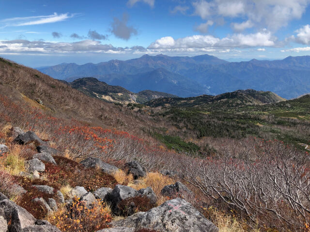 白馬乗鞍岳にて