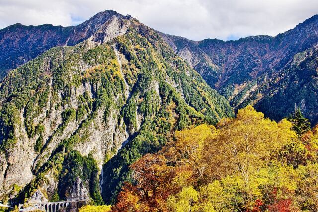 黒部平秋景