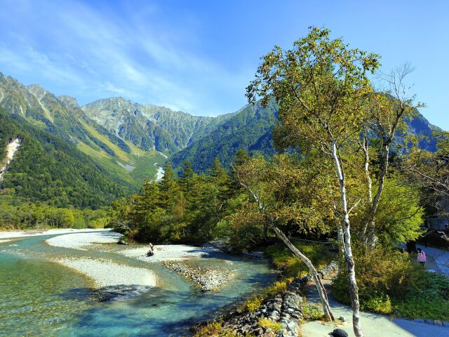 秋の上高地