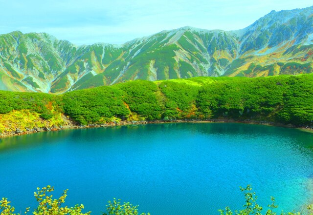 秋の立山みくりが池