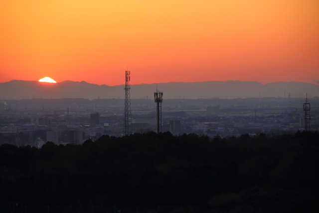 沈む夕日