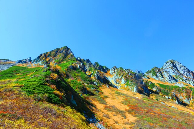 秋の宝剣岳