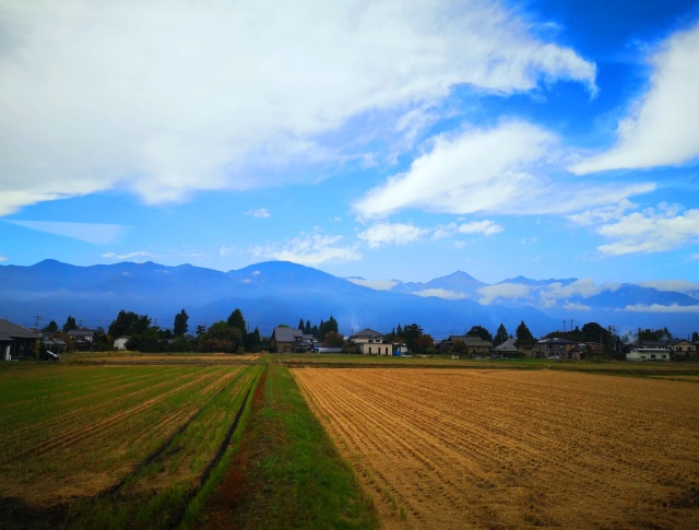 秋の信州里山