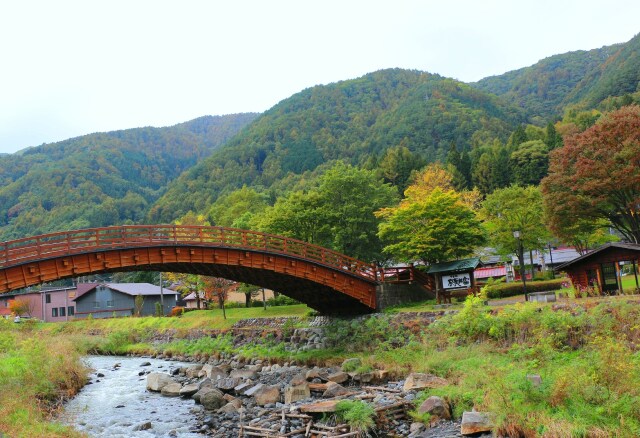 秋の奈良井宿