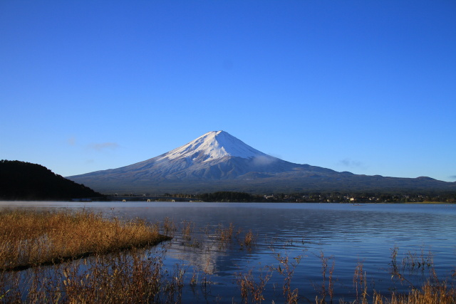 河口湖の富士山