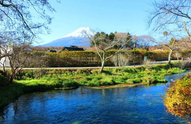 秋の忍野八海