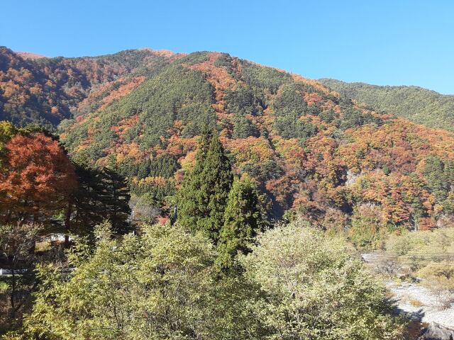 七変化する信州の山々