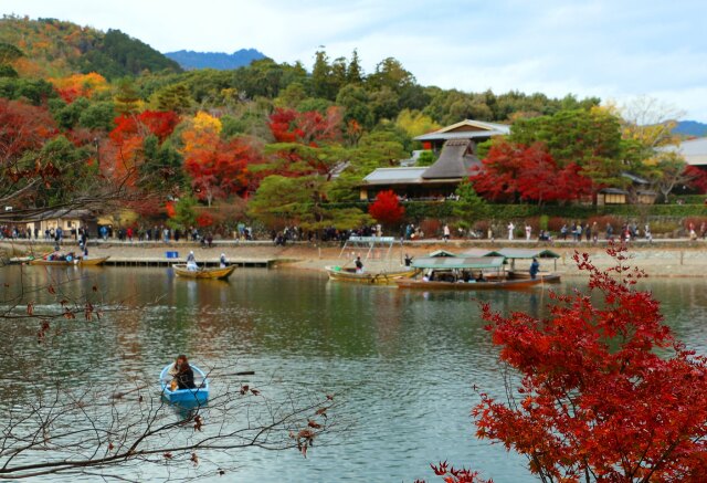 秋の嵐山