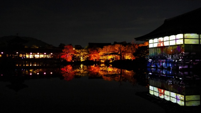 秋の夜の平安神宮