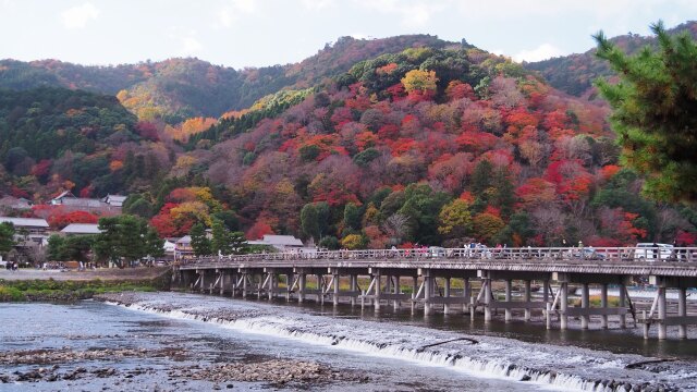 秋の嵐山