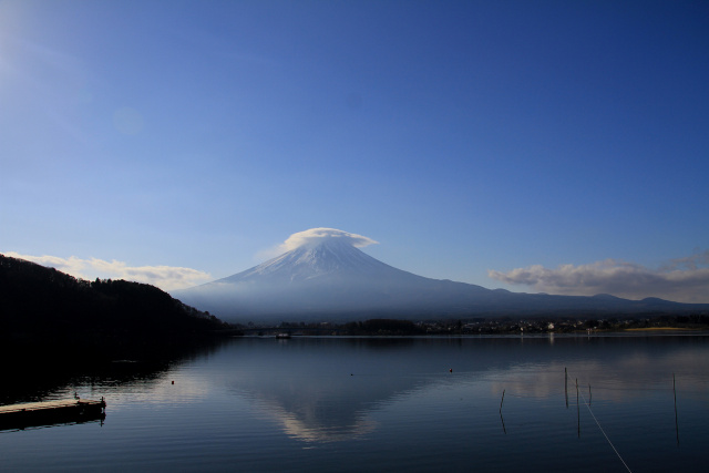 笠雲富士山