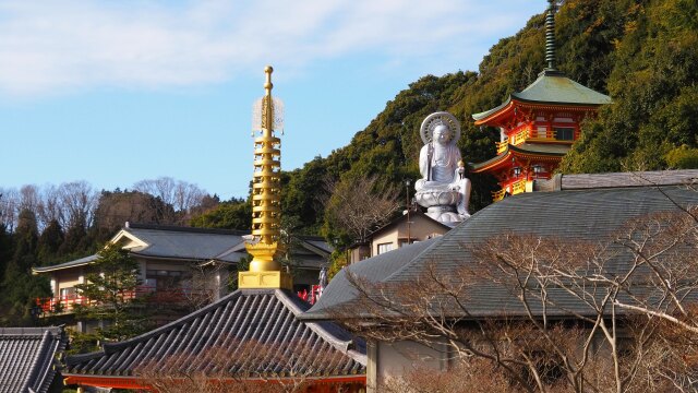 冬の信貴山