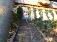 山の神社 参道の階段