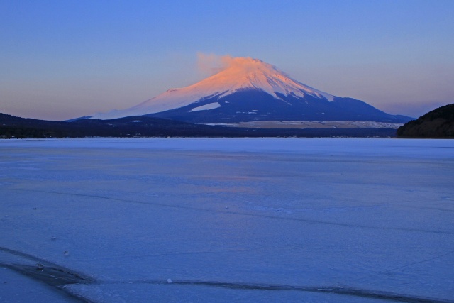 冬は紅富士