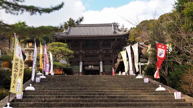 新春の奈良長谷寺