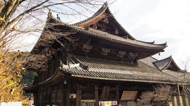 新春の奈良長谷寺