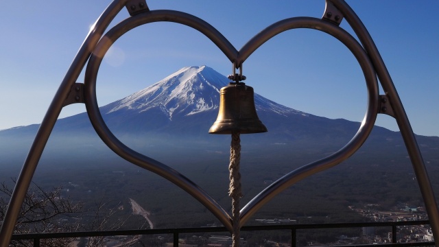 新春の天上山