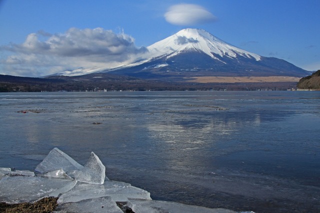 冬の富士山