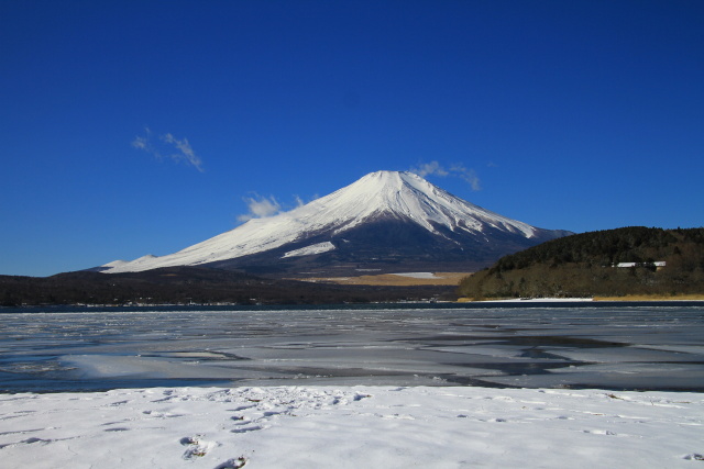 富士山雪景色