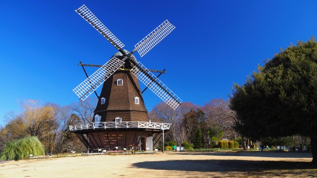 新春の船橋アンデルセン公園