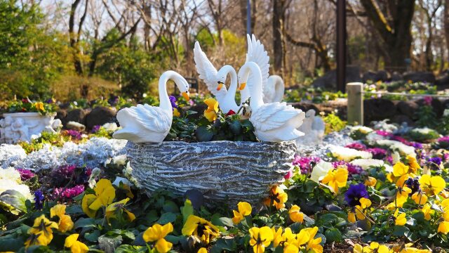 新春の船橋アンデルセン公園