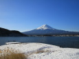 河口湖雪景色