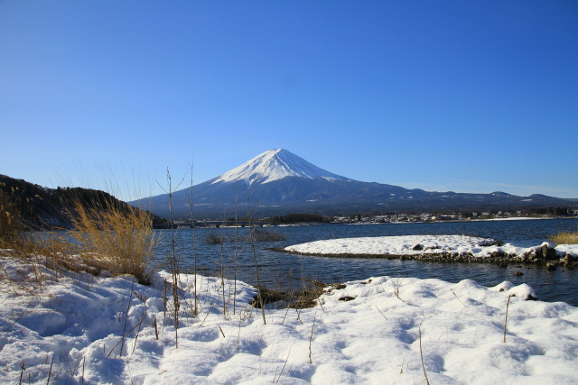 雪&富士山