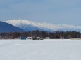 新雪の白馬連峰