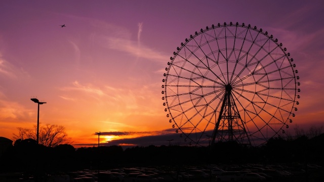 葛西臨海公園の夕景