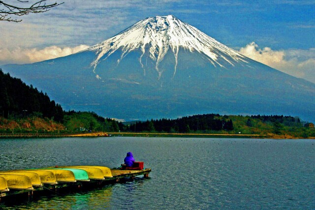 田貫湖の富士山