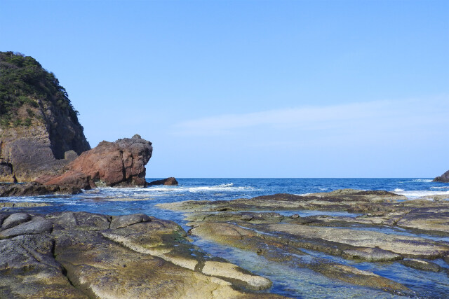 春近し 山陰海岸 3 カエル岩