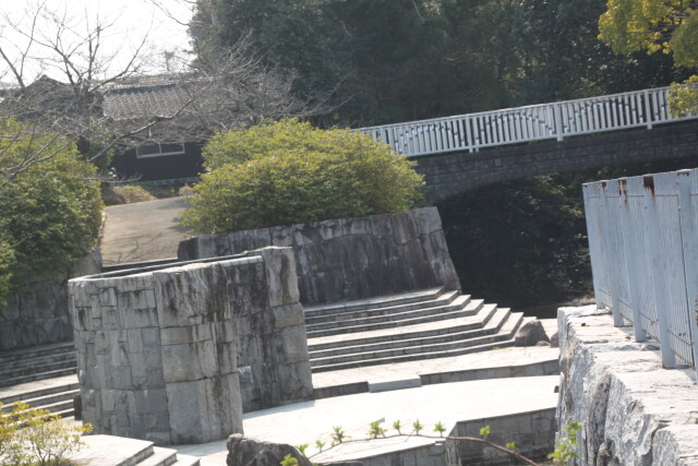 水の流れる公園