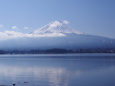 河口湖 北岸からの富士山