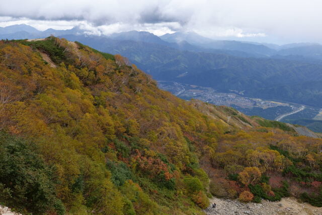 秋の八方尾根