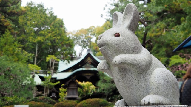 春の岡崎神社