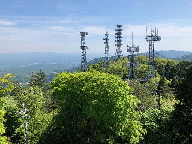 三国山にて