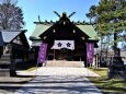 上川神社頓宮の桜は蕾