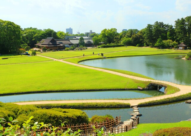 新緑の後楽園