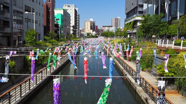 スカイツリータウンの鯉のぼり