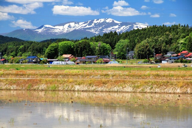 栗原市の風景