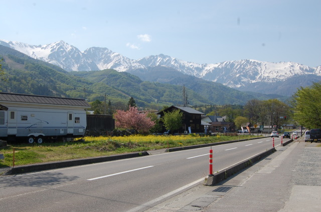 旅の途中、白馬三山 2023年