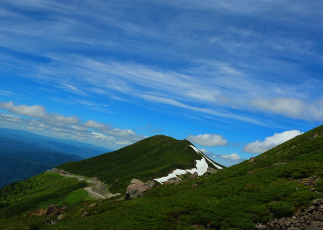 新緑の乗鞍岳