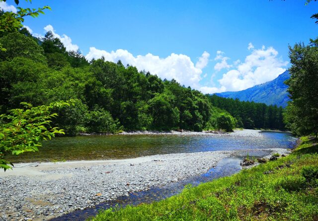 初夏の上高地