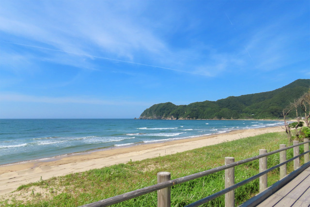 初夏の海岸