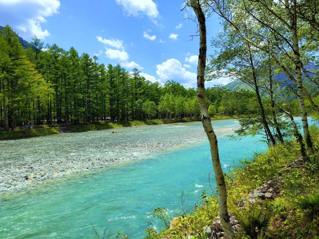 初夏の上高地