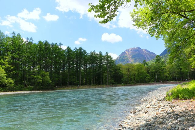 初夏の上高地